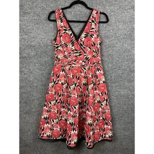 Robbie Bee Dress Lined Fit & Flare V-Neck Size 6 Party Cruise Wedding Graduation